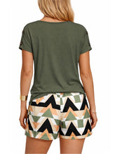 Load image into Gallery viewer, 2 piece shorts/tee set