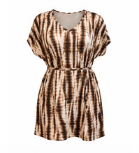 Load image into Gallery viewer, Striped one size dress
