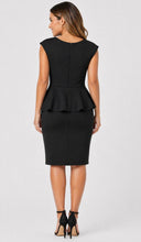 Load image into Gallery viewer, Black dress with cut-out design
