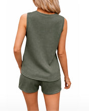 Load image into Gallery viewer, 2 piece tank/shorts set

