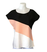 Load image into Gallery viewer, Block colored non stretch tee

