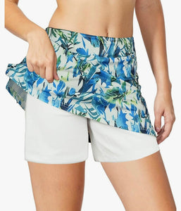 Floral patterned skorts