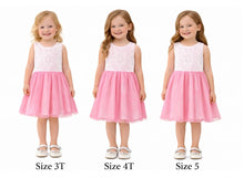 Load image into Gallery viewer, Girls lace vest summer dress
