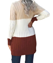 Load image into Gallery viewer, Button up acrylic knit cardigan with pockets
