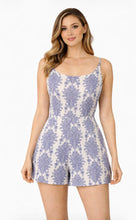 Load image into Gallery viewer, Patterned romper with tie up back
