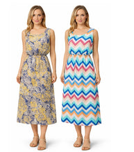 Load image into Gallery viewer, Long dress with pattern and lining
