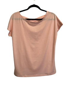 Tee with criss cross back