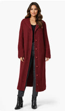 Load image into Gallery viewer, Chunky knit long hooded cardigan with buttons
