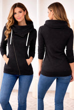 Load image into Gallery viewer, Cute sweaters with crossover zipper &amp; pockets
