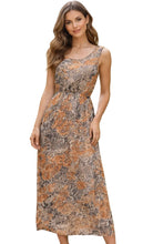 Load image into Gallery viewer, Long dress with pattern and lining
