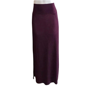 Maxi skirt with high side slits