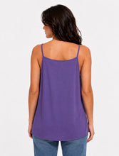 Load image into Gallery viewer, Purple tiered tank top
