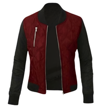 Load image into Gallery viewer, Light  quilted jacket with decorative upper zipper
