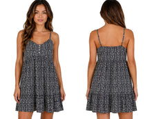 Load image into Gallery viewer, Cami dress with ruffle and adjustable spaghetti straps
