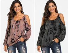 Load image into Gallery viewer, Tie-dye long sleeve top
