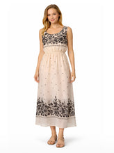 Load image into Gallery viewer, Long dress with pattern and lining
