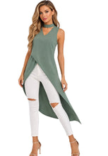 Load image into Gallery viewer, Unique chic long sleeveless crossover top
