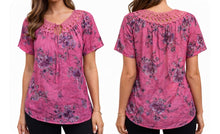 Load image into Gallery viewer, Short sleeve blouse.
