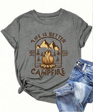 Load image into Gallery viewer, Camping t shirt
