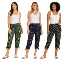 Load image into Gallery viewer, 3 colours patterned capris
