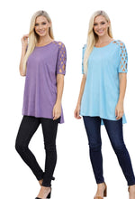 Load image into Gallery viewer, Criss cross sleeve top.
