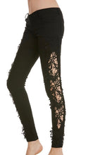 Load image into Gallery viewer, Jeans with lace insert
