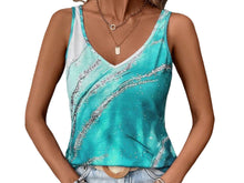 Load image into Gallery viewer, Marble print tank top
