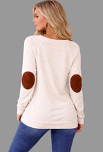 Load image into Gallery viewer, Cream colored long sleeve top
