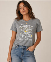 Load image into Gallery viewer, Plus size Country roads tee
