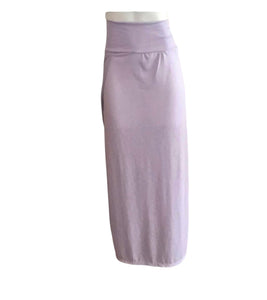 Maxi skirt with high side slits
