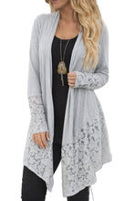 Load image into Gallery viewer, Lightweight cardigan with lace
