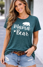 Load image into Gallery viewer, Mama Bear dark green tee
