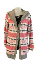 Load image into Gallery viewer, Patterned hoodie with pockets
