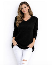 Load image into Gallery viewer, Super soft v-neck sweater
