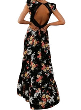 Load image into Gallery viewer, Floral dress with open back
