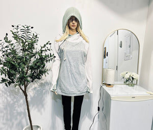 Hoodie with double hood