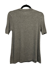 Grey criss cross tee