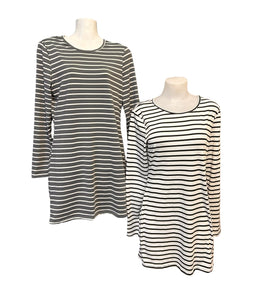 Striped lightweight tunic/dress