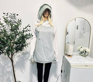 Hoodie with double hood