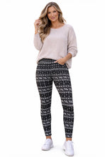 Load image into Gallery viewer, Black elephant print ladies curvy leggings
