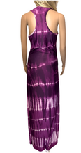 Load image into Gallery viewer, Tie dye bodycon fit racerback  maxi dress
