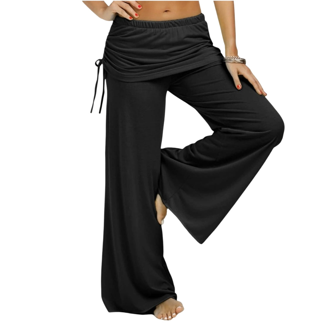 Wide leg yoga pants