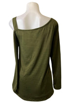 Load image into Gallery viewer, One strap sweater with crossed front design
