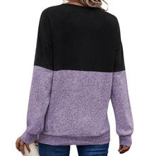 Load image into Gallery viewer, Mauve purple criss cross sweater
