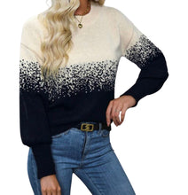 Load image into Gallery viewer, Black multicoloured sweater with bishop sleeve
