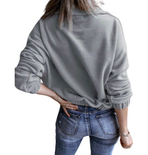 Load image into Gallery viewer, Thick soft fleece pullover with 1/4 zipped closure
