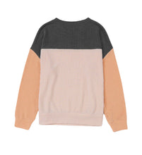 Load image into Gallery viewer, Ribbed colorblock long sleeve top
