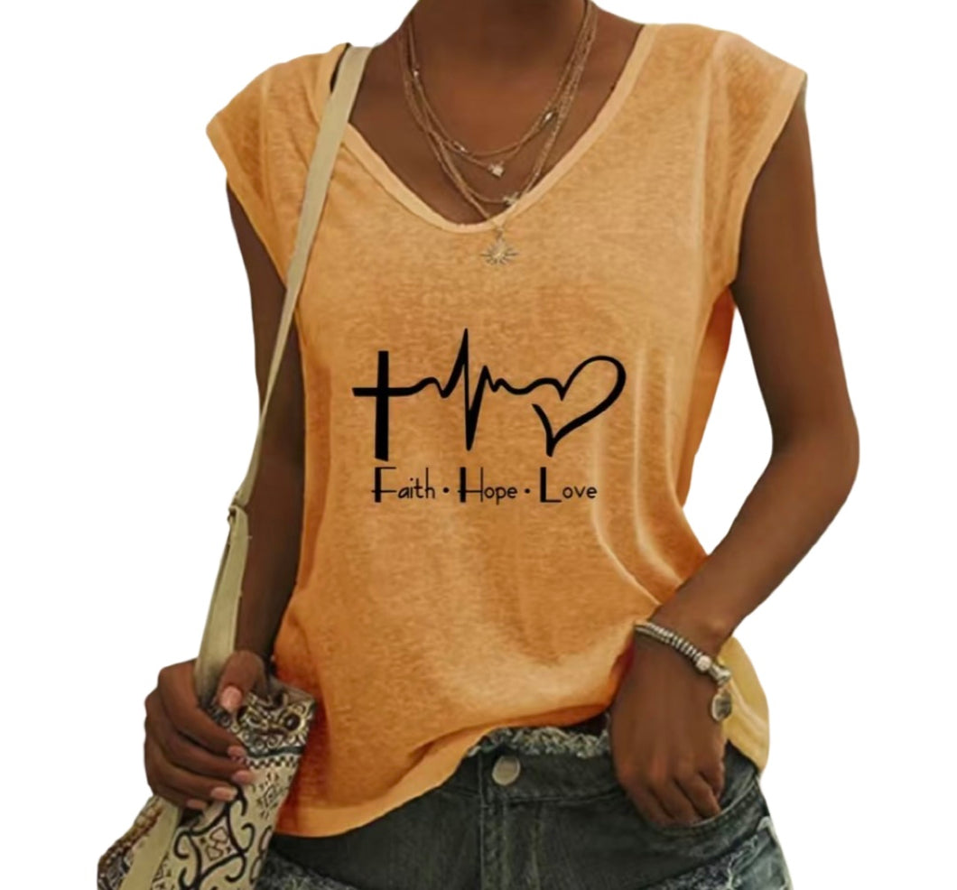 Faith, Hope, Love tank top