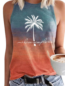 Live Simple tank top