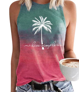 Live Simple tank top